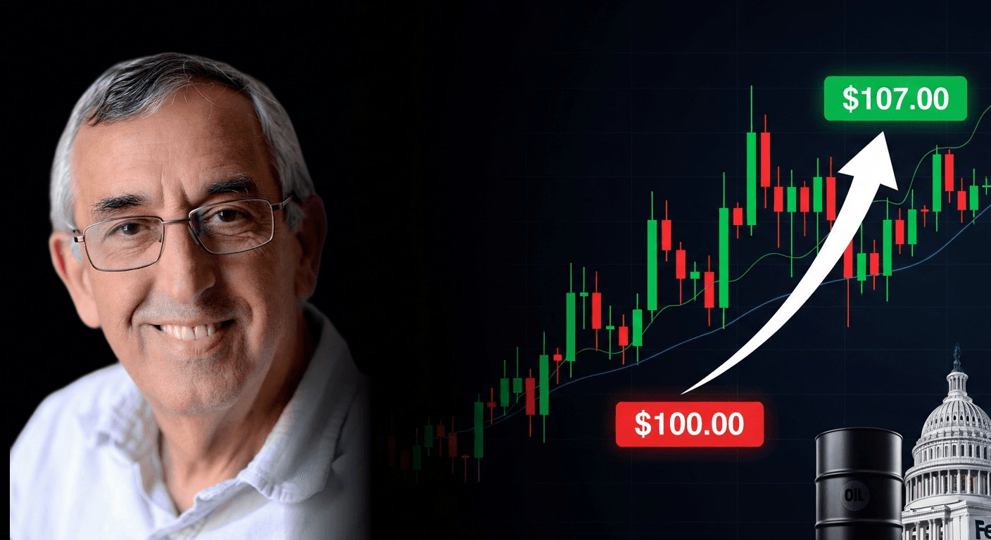Robert Shaw with oil chart and Fed transition May 14 2026